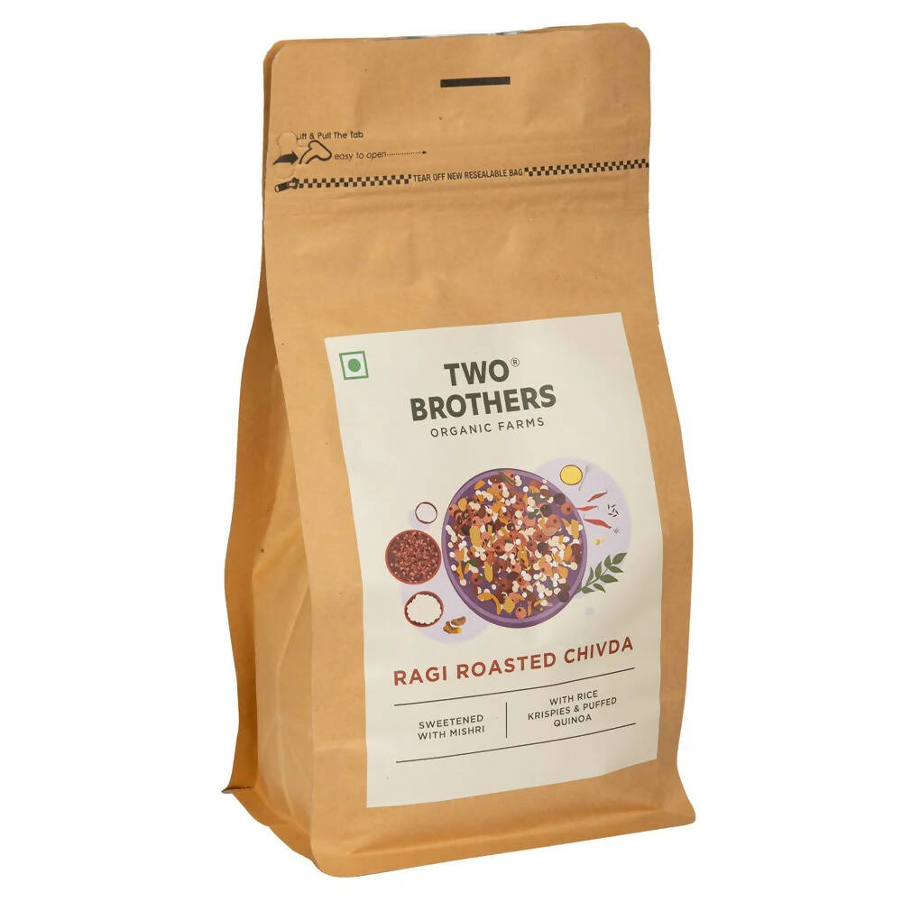 Two Brothers Organic Farms Ragi Roasted Chivda - Swadesiicart