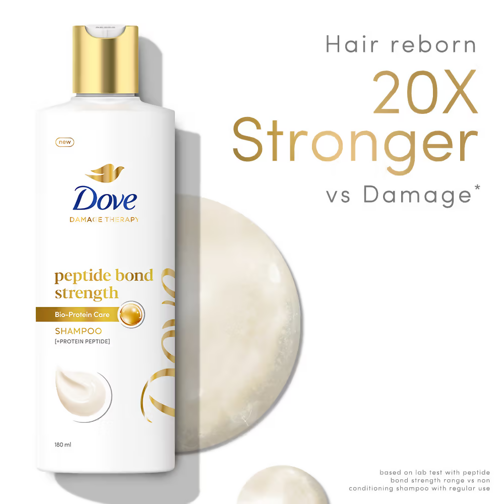 Dove Peptide Bond Strength Shampoo - Swadesiicart