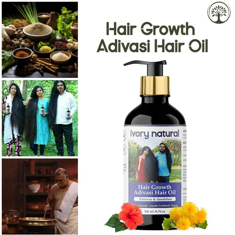 Ivory Natural Original Adivasi Hair Oil for Grow Hair | Swadesiicart