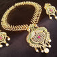 Multicolor Peacock Bridal Latest Necklace Set
