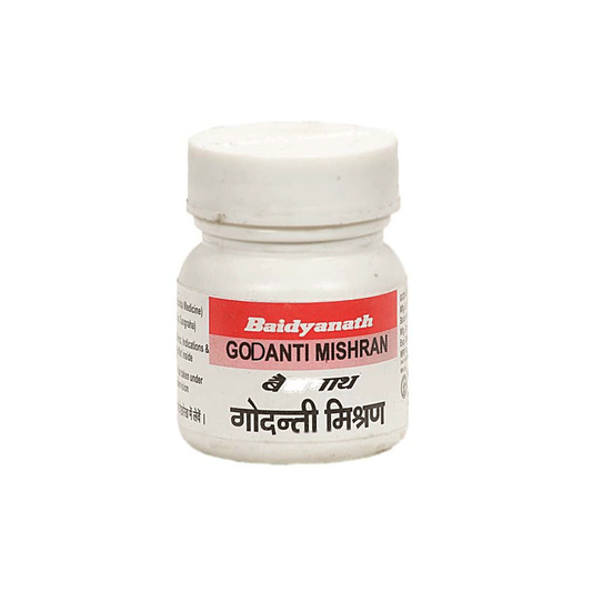 Baidyanath Jhansi Godanti Mishran 25 Tab - Ayurvedant Pvt. Ltd.