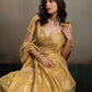 Anaita Gold Tissue Silk Woven Saree With Blouse
