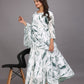 Dishitha Creation Women Floral Printed Designer Gown - Green | Swadesiicart