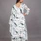 Dishitha Creation Women Floral Printed Designer Gown - Green | Swadesiicart