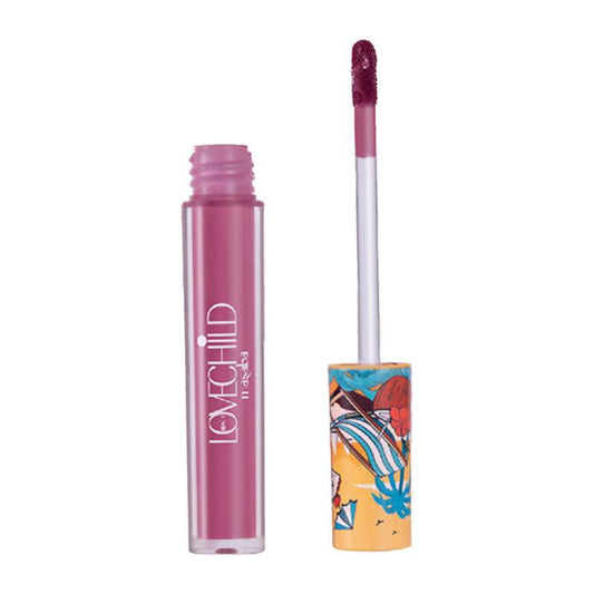 LoveChild By Masaba Gupta Mamma Mia Lush-Matte Lip Creme - Jamun Cooler | Swadesiicart