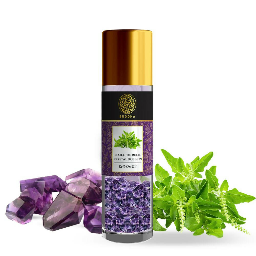 Buddha Natural Crystal Roll-On For Headache Relief - Buddha Naturals