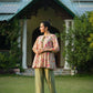 Women's Casual Fashionable Multi Mull Cotton co-ord set - Anya - Swadesiicart