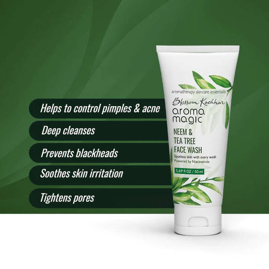 Blossom Kochhar Aroma Magic Neem & Tea Tree Face Wash - Swadesiicart