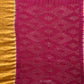 Green and Purple Bandhani Kanchipuram Silk Handloom Saree with Kalamkari Floral Body Design - Global Threads | Swadesiicart