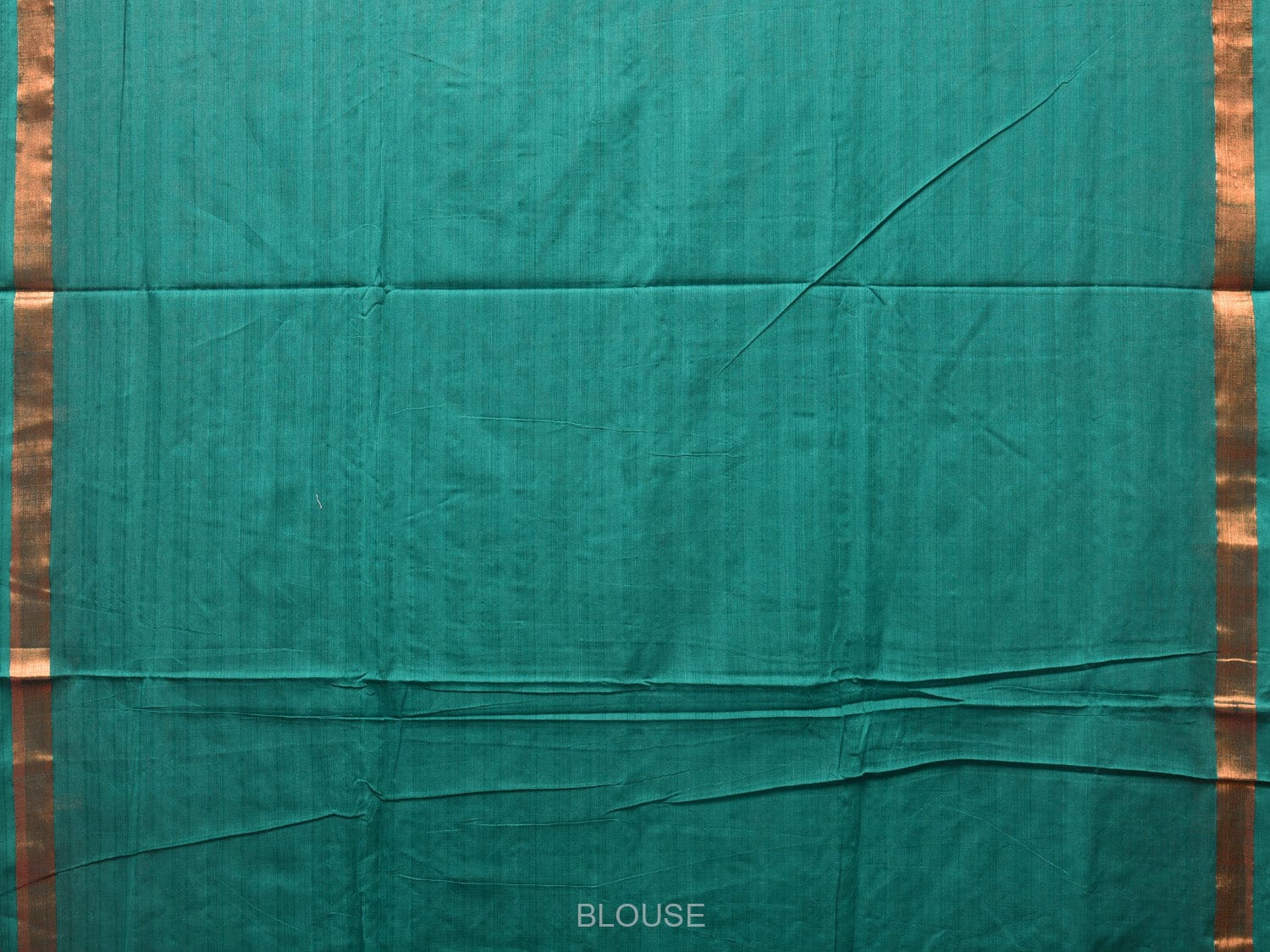 Green Khadi Cotton Handloom Saree with Jamdani Body Buta Design - Global Threads | Swadesiicart