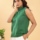 BohoJazz Green Fitted Top with Off-White Trousers Co-ord Set - Swadesiicart
