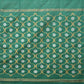 Green Uppada Cotton Handloom Saree with Grill Pallu Design - Global Threads | Swadesiicart