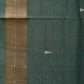 Green Uppada Cotton Handloom Saree with Karpur Pallu Design - Global Threads | Swadesiicart