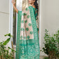 Anaita Green Silk Blend Woven Saree With Blouse