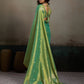 Anaita Green Tissue Silk Woven Saree With Blouse