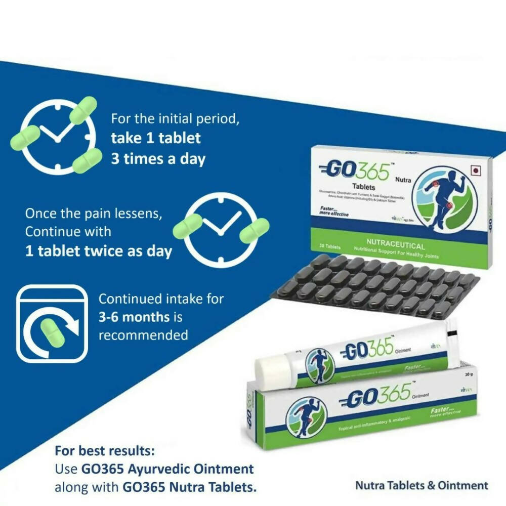 Charak GO365 Nutra Tablets - Swadesiicart