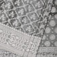 Grey Cut Work Tussar Cotton Saree with All Over Jamdani Style Design - Global Threads | Swadesiicart