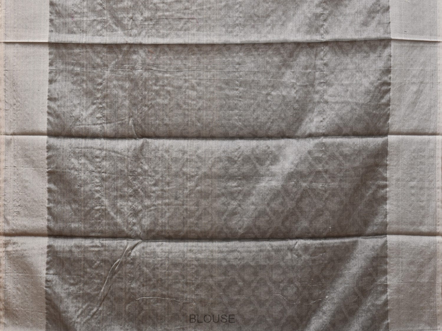 Grey Cut Work Tussar Cotton Saree with All Over Jamdani Style Design - Global Threads | Swadesiicart