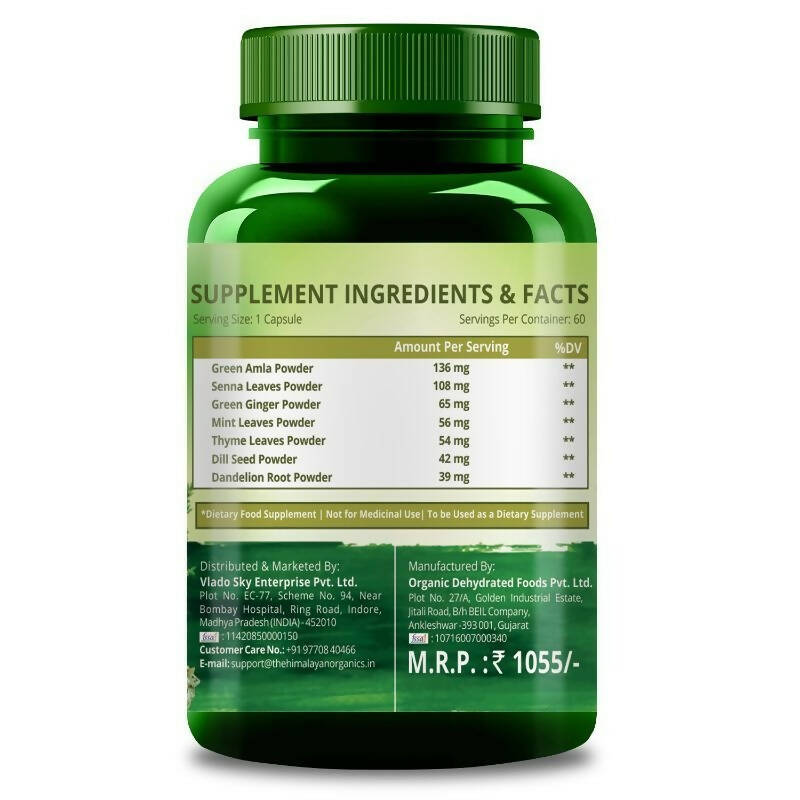 Himalayan Organics Plant Based Digestive Care Vegetarian Capsules | Swadesiicart