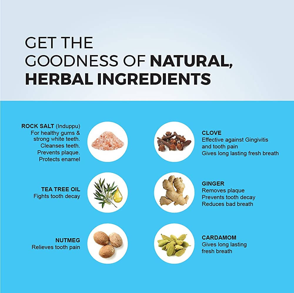Kp Namboodiri's Natural Salt Toothpaste - Swadesiicart
