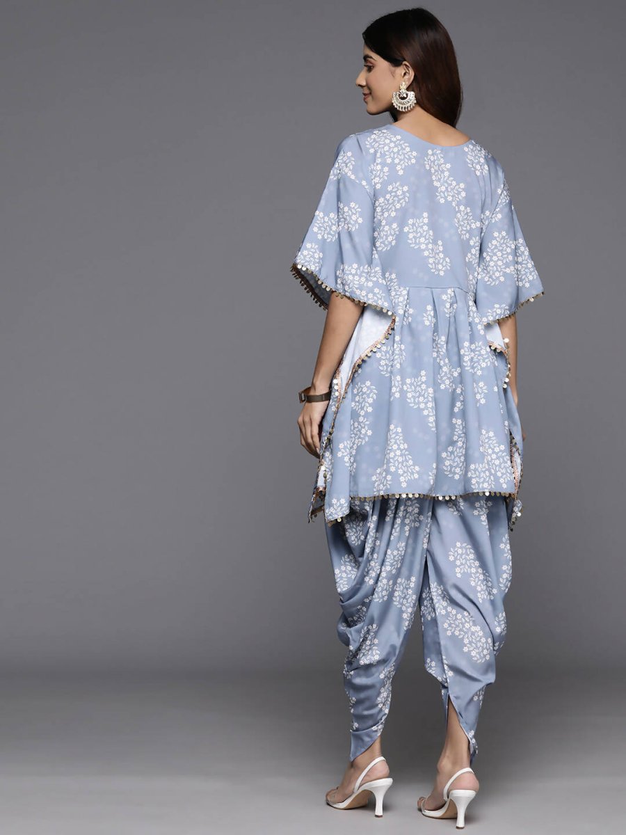 Ahalyaa Women's Traditional Wear Co-ods - Grey | Swadesiicart
