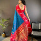 Joban Fashion Red Peacock,Butti Banarasi Silk Sarees | Swadesiicart