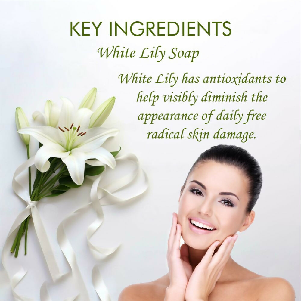 Prakriti Herbal Soap White Lily - Swadesiicart