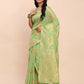Shree Shyam Fashion Linen Cotton Green Saree