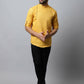 Even Apparels Yellow Color Pure Cotton Men's Kurta With Side Placket (MMS1130) | Swadesiicart