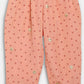 Ahalyaa Peach Crepe Gold Printed Kids Kurta Sets With Dupatta For Girls | Swadesiicart