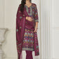 Jyoti Fashion Women's Multicolor Pashmina Digital Printed Kurta with Trouser & Dupatta | Swadesiicart