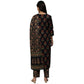 Anubhutee Women's Navy Kurta Churidar with Dupatta Set | Swadesiicart