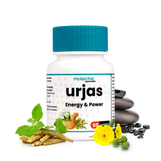 myUpchar Ayurveda Urjas Energy & Power Capsules For Men | Swadesiicart