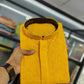 Anaita Yellow Embroidered Rayon Straight Kurta