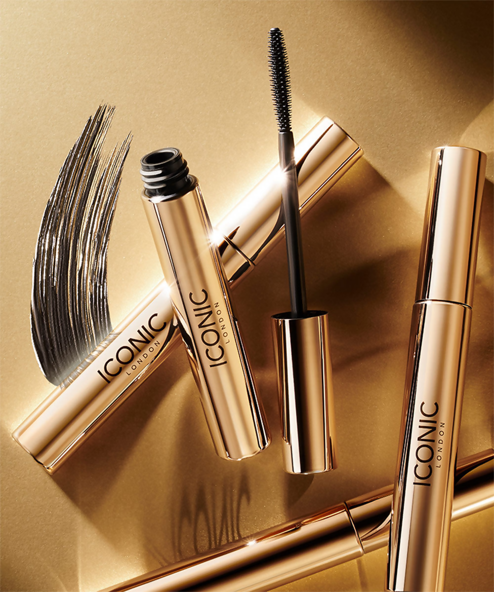 Iconic London Triple Threat Mascara - Black - Swadesiicart