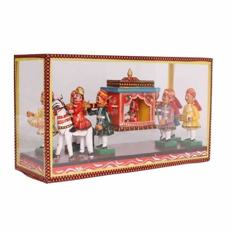 Kondapalli Meena Set With Frame - Swadesiicart