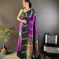 Joban Fashion Green Peacock,Butti Banarasi Silk Sarees | Swadesiicart