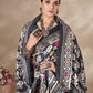 Aayaa Designer Winter Collection Printed Saree With Shawl - Multi Color
