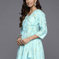 Ahalyaa Women's Traditional wear Tunic - Blue | Swadesiicart