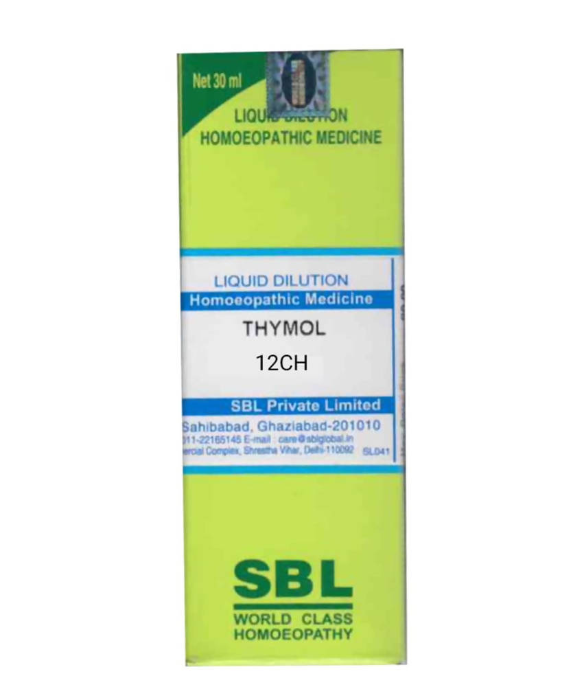 SBL Homeopathy Thymol Dilution - Limited Time Offer - Swadesiicart