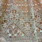 Jyoti Fashion Women's Peach Net Patterned Thread Embroidered with Sequins Wedding Lehenga Choli | Swadesiicart