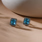 stone stud (sky blue) - Ruby Raang - Swadesiicart