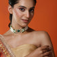 Women's Gold-Polished Necklace - Ruby Raang | Swadesiicart