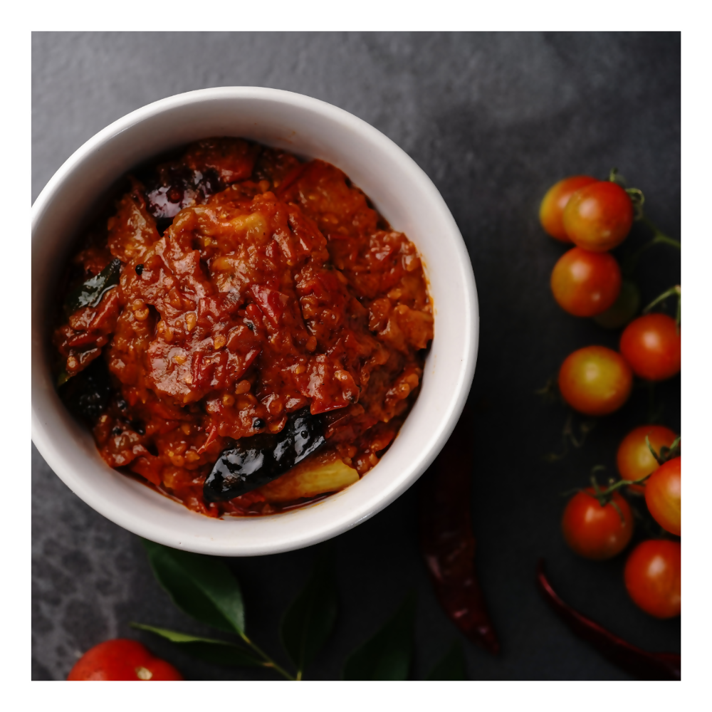 Sreshta Farms Tomato Pickle | Swadesiicart