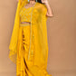 Morchari Women Hand Embroidery Crop Top-Yellow - Swadesiicart