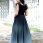 Jyoti Fashion Women's Black Sequins Embroidery Faux Blooming Anarkali Dress | Swadesiicart