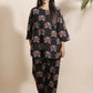 Breathables Abstract Black Cotton Co-Ord Set
