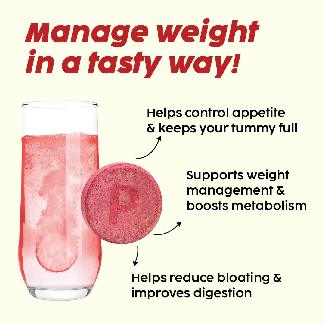 PLIX The Plant Fix Apple Cider Vinegar Effervescent Tablets with Mother - Apple - Swadesiicart