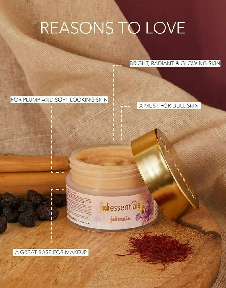 Fabessentials Saffron Sandalwood Face Cream - Swadesiicart