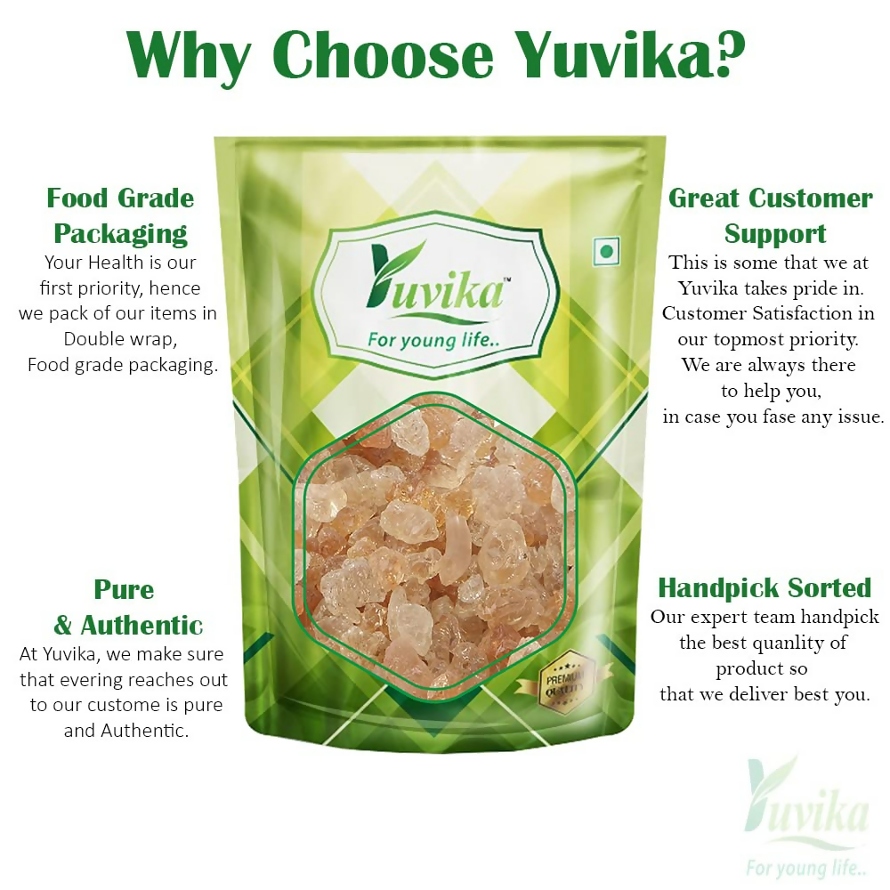Yuvika Gond Batan - Gond Ladoo - Acacia Arabica Wild - Arabic Gum | Swadesiicart